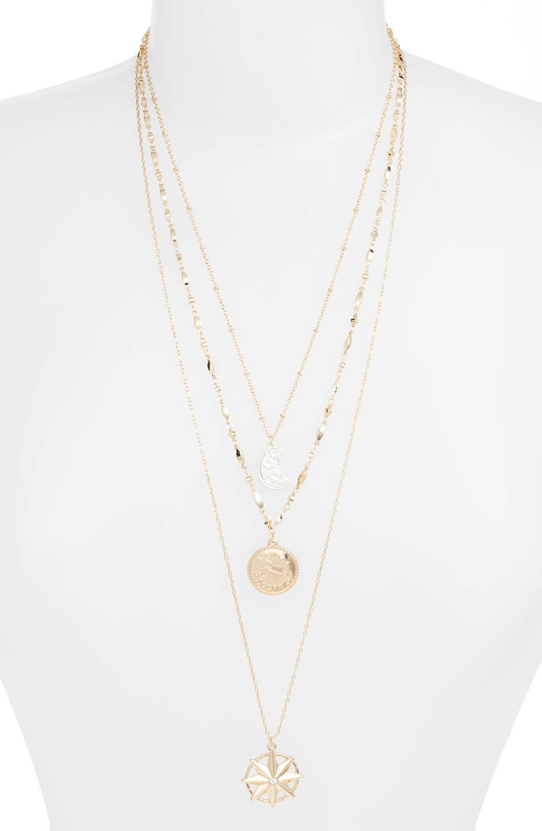 Knotty Scorpio Astrological Charm Layered Necklace, Alternate, color, 