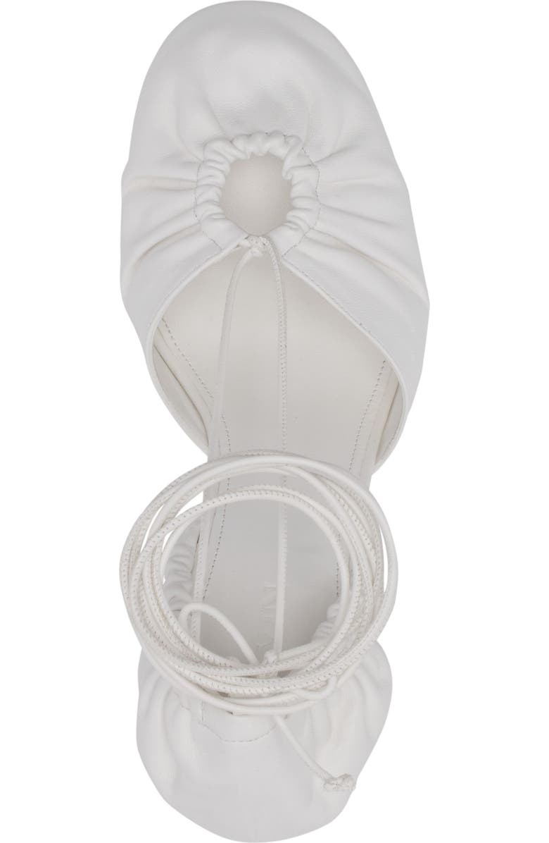 Lanvin Mesure Lace-Up Leather Pumps, Alternate, color,