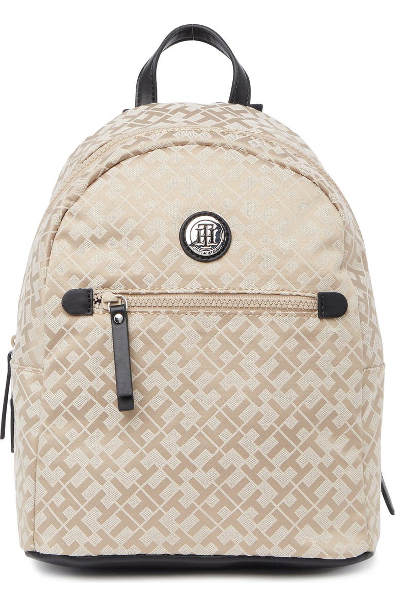 Tommy Hilfiger Willow II Geometric Jacquard Printed Backpack, Main, color,