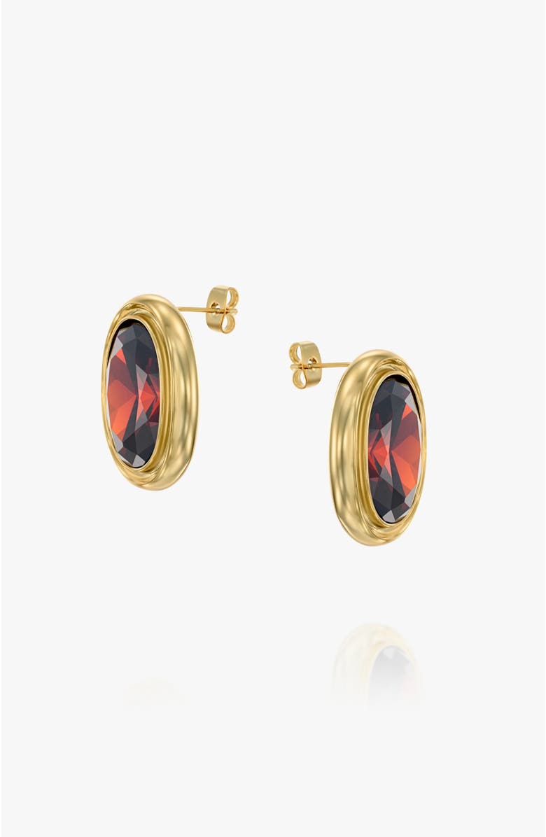 SEREIA OFFICIAL Lena Earrings, Alternate, color, Yellow Gold
