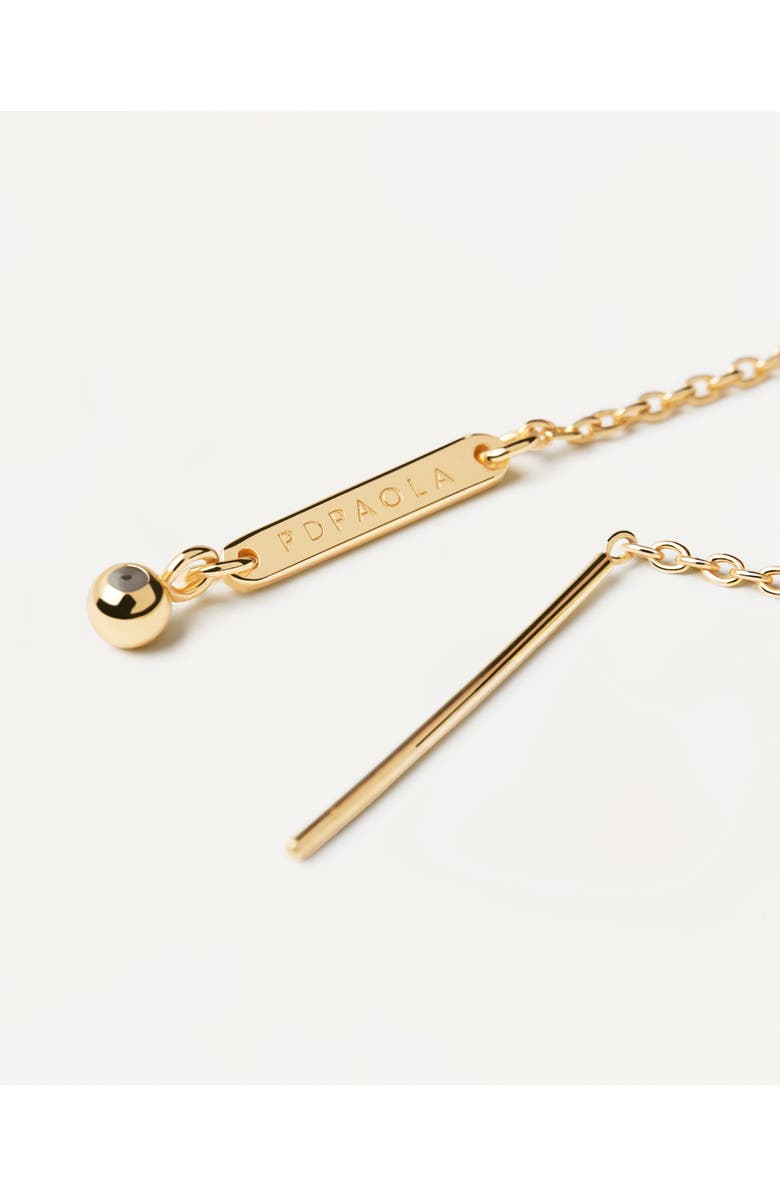 PDPAOLA Charms Chain Necklace, Alternate, color, Brass