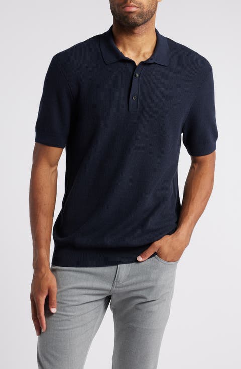 Daremo Cotton Blend Polo Sweater