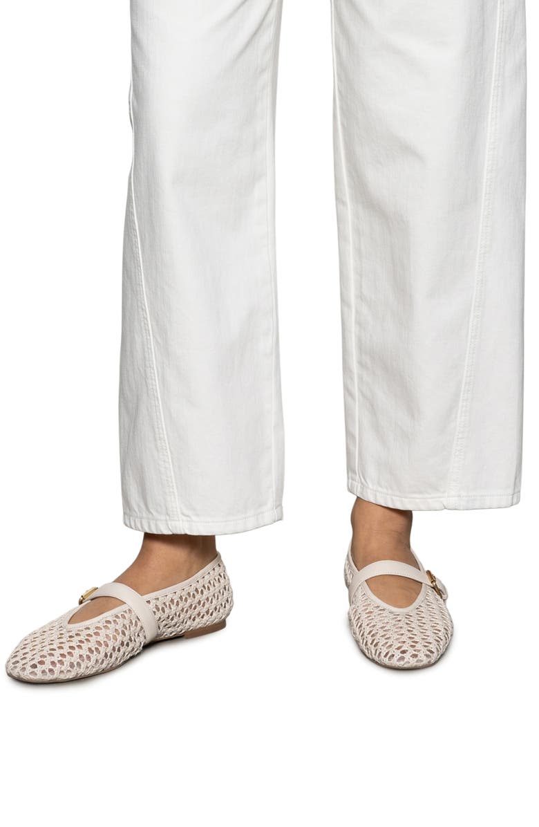 Sanctuary District High Waist Barrel Leg Ankle Jeans, Alternate, color, Blcw