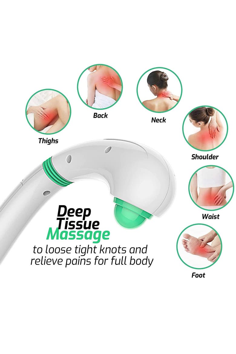 9-Speed Massage Gun & Portable Handheld Massager Bundle, Alternate, color, Multicolor