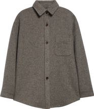 Johnstons of Elgin Oversize Check Cashmere
Wool Overshirt
