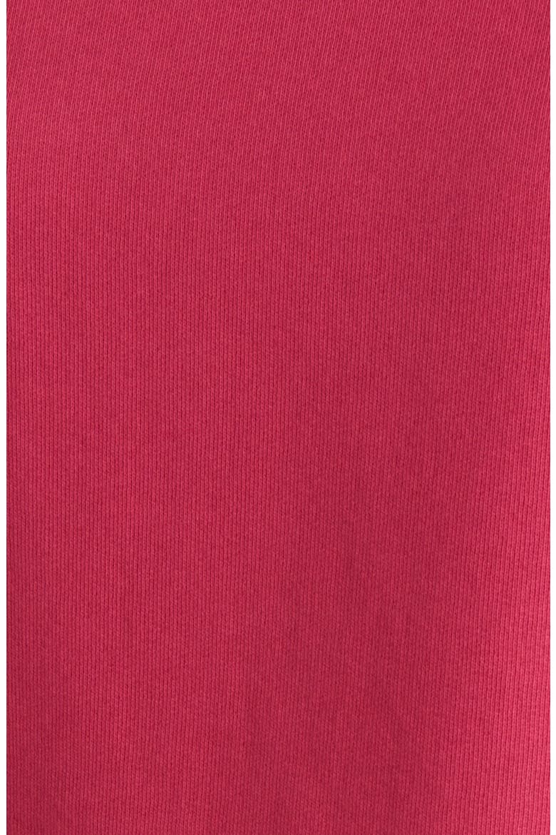 Cotton French Terry Capelet, Alternate, color, ROUGE