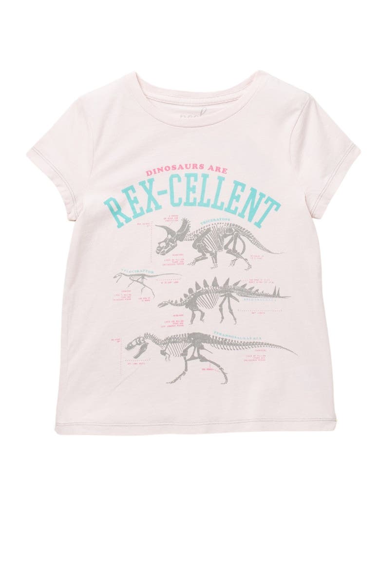 Peek Aren't You Curious Kids' Rex-cellent Graphic Tee, Main, color, 