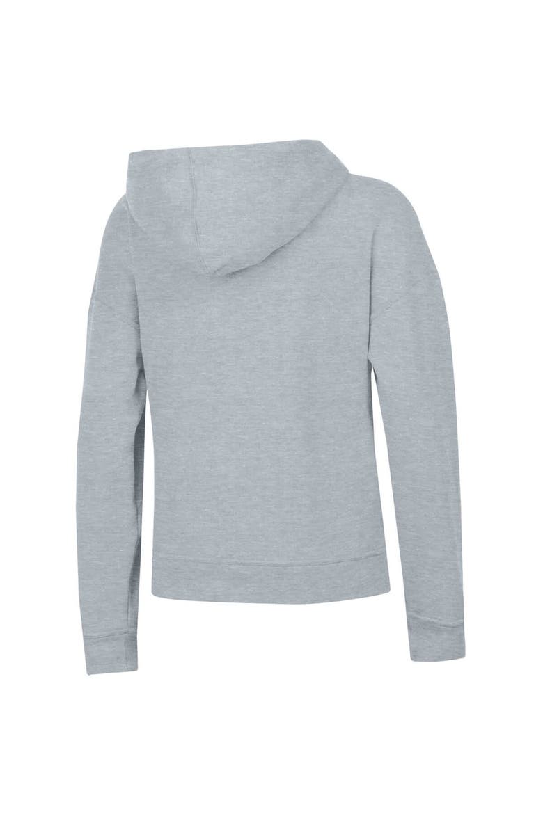 Women's Champion  Heather Gray Seattle Seahawks Powerblend Hoodie, Alternate, color, Heather Gray