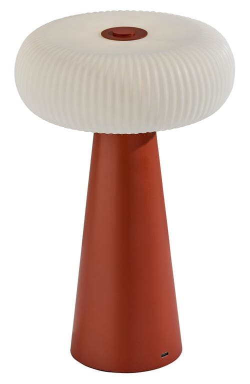 Adesso Lighting Ozzie Cordless Led Lamp In Reddish Brown
