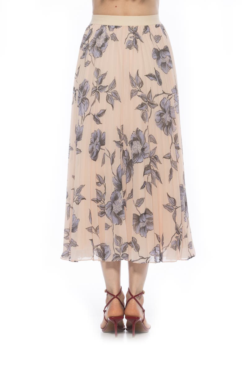 Kesia Midi Chiffon Pleated Skirt