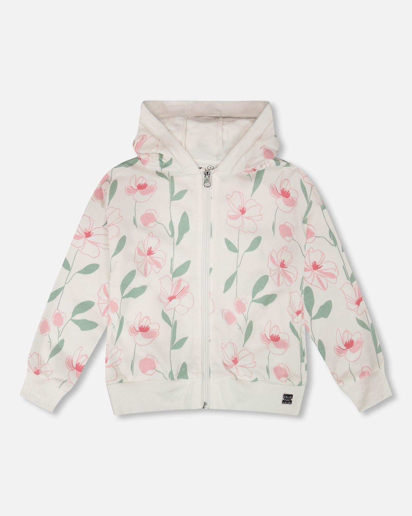 selected Off White Printed Flowers