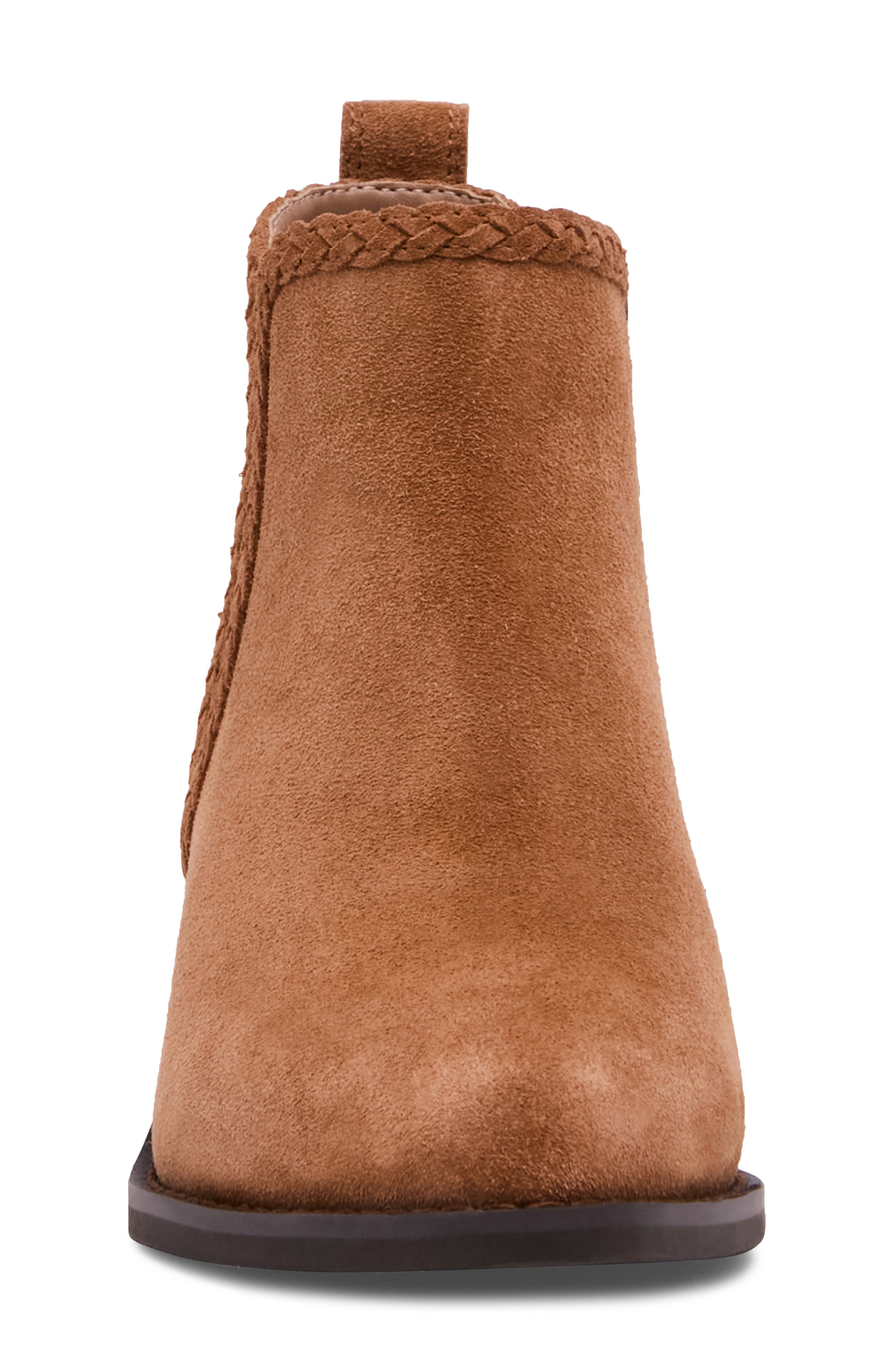 Temple Waterproof Ankle Bootie, Alternate, color, TAN SUEDE
