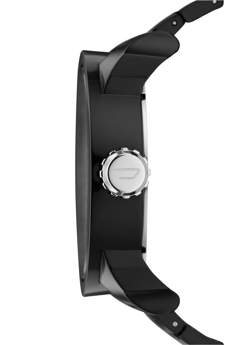 DIESEL<sup>®</sup> 'Franchise' Oversized Round Bracelet Watch, 59mm x 67mm, Alternate, color, 