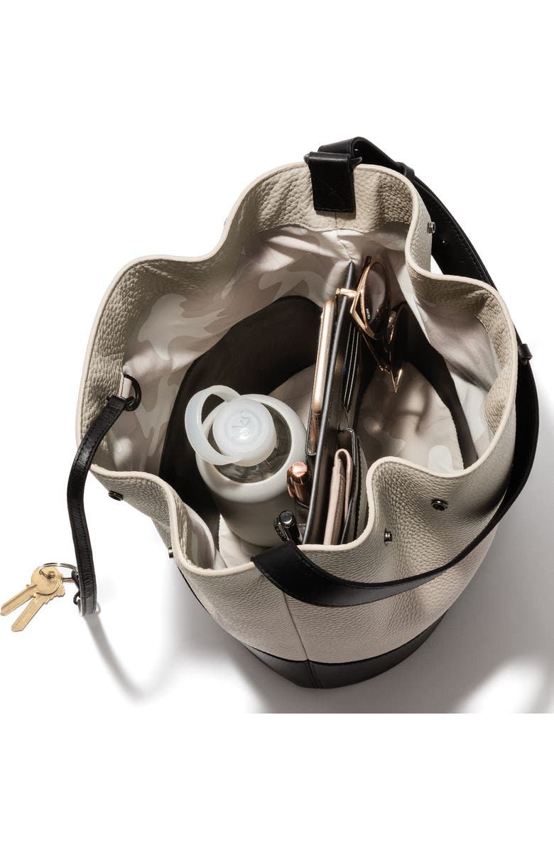 Dagne Dover Ava Leather Bucket Bag, Alternate, color,