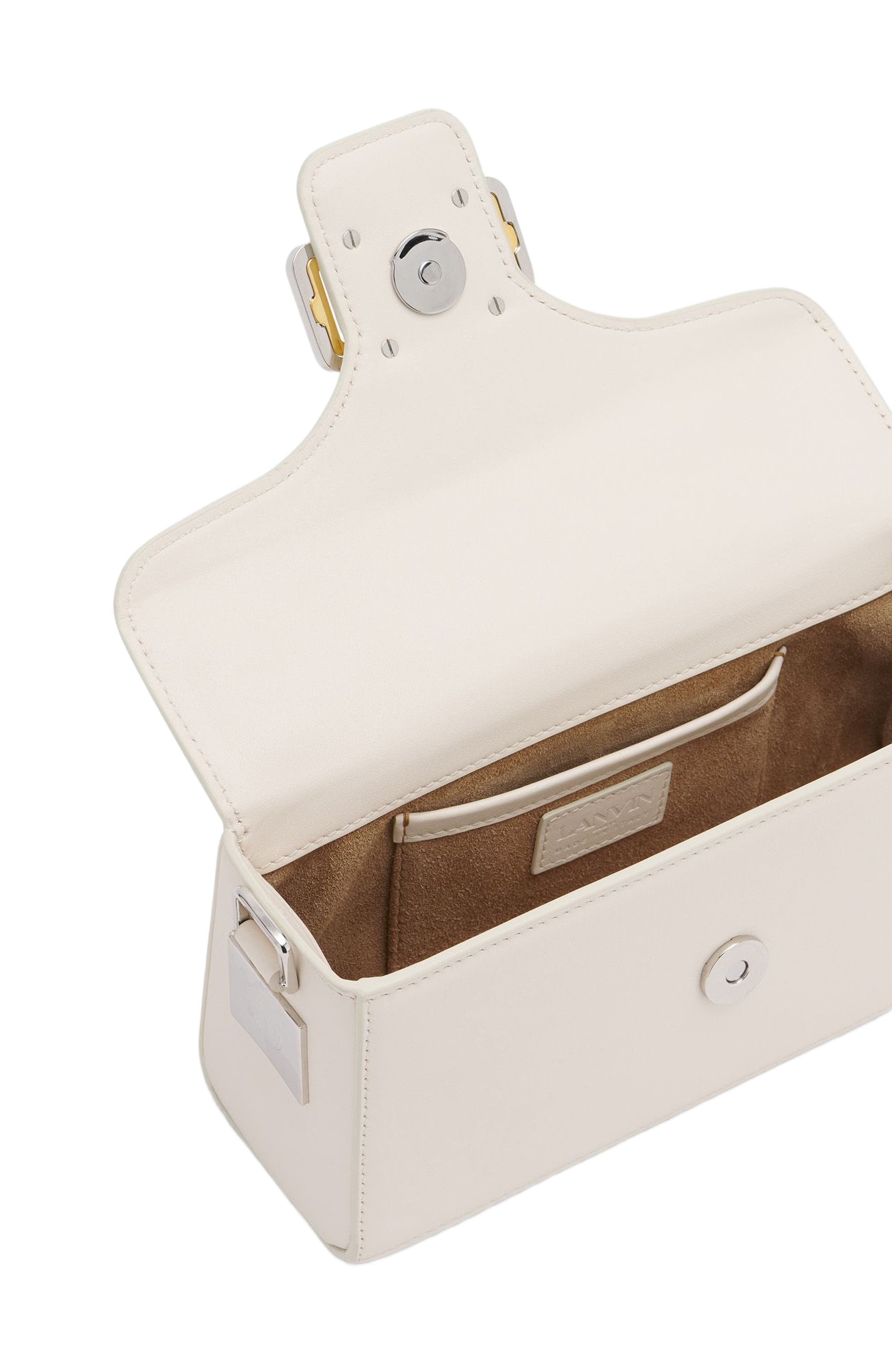 Lanvin Nano Pencil Cat Leather Bag, Alternate, color, 