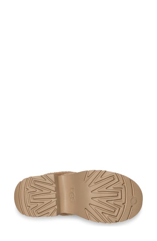 Ugg ® Classic New Heights Genuine Shearling Lace-up Bootie In Sand