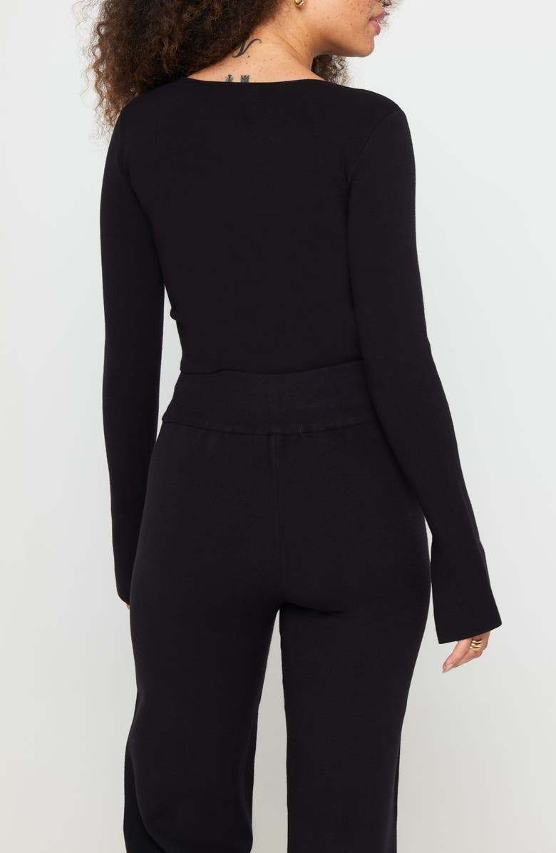 Spiritual Gangster Austin Flare Leg Pants, Alternate, color, Black