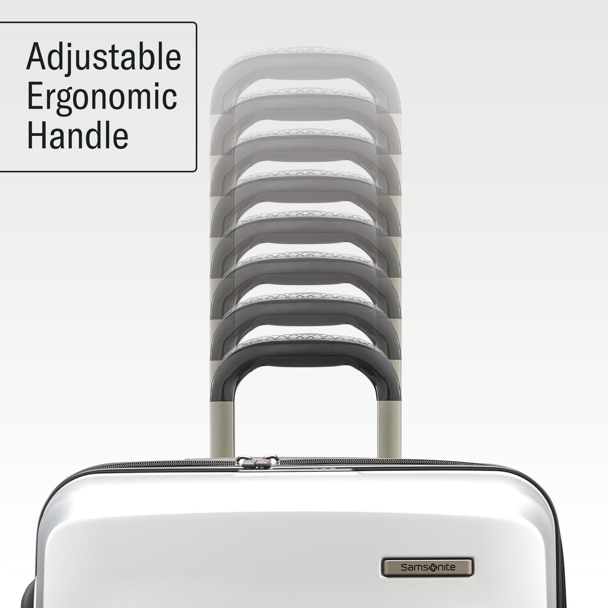Samsonite Octiv Hardside Spinner Luggage, Alternate, color, Aluminum Silver