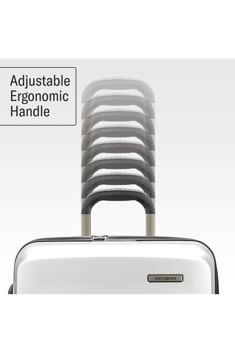 Octiv Hardside Spinner Luggage, Alternate, color, Aluminum Silver