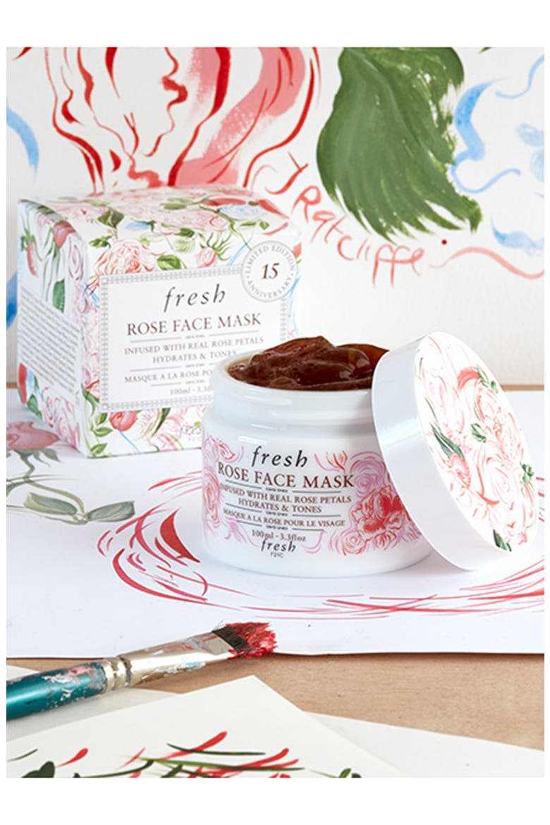 'Rose' Face Mask (Limited Edition), Alternate, color, NO COLOR