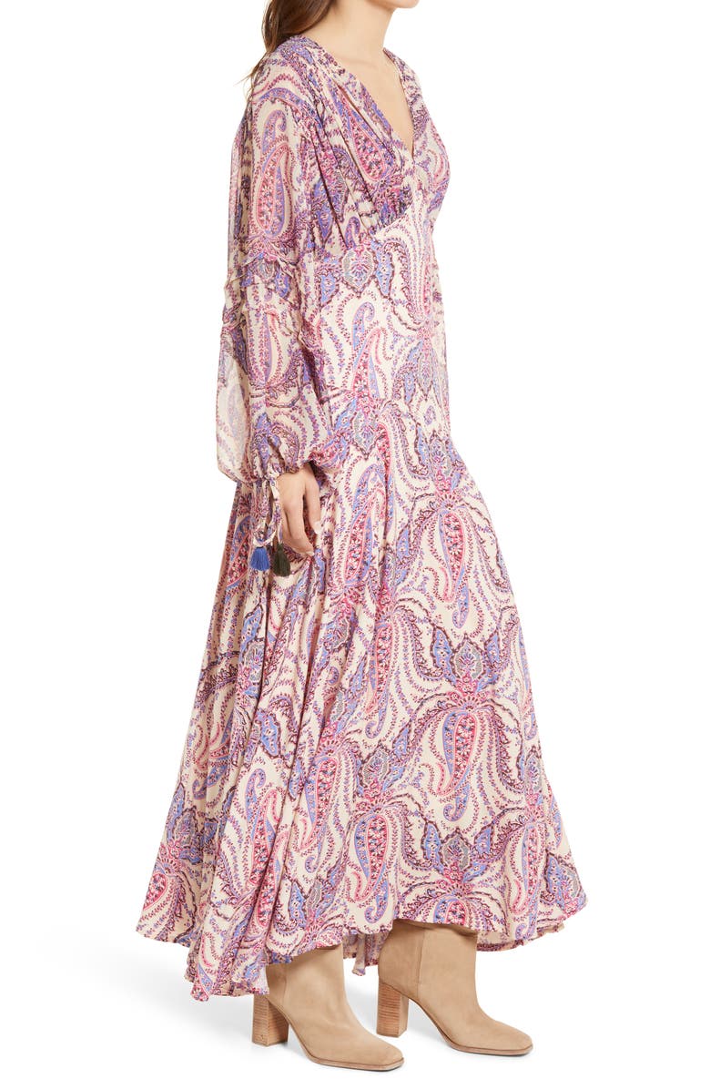 Free People Mirage Long Sleeve Maxi Dress, Alternate, color, 