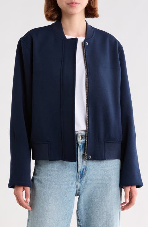 Brushed Bomber Jacket