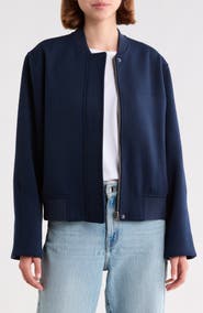 Nordstrom Brushed Bomber Jacket