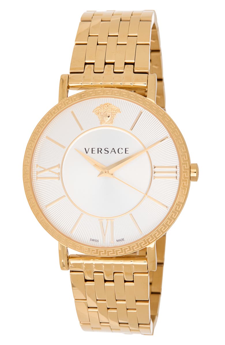 Versace V-Eternal Bracelet Watch, 44mm, Main, color, Gold