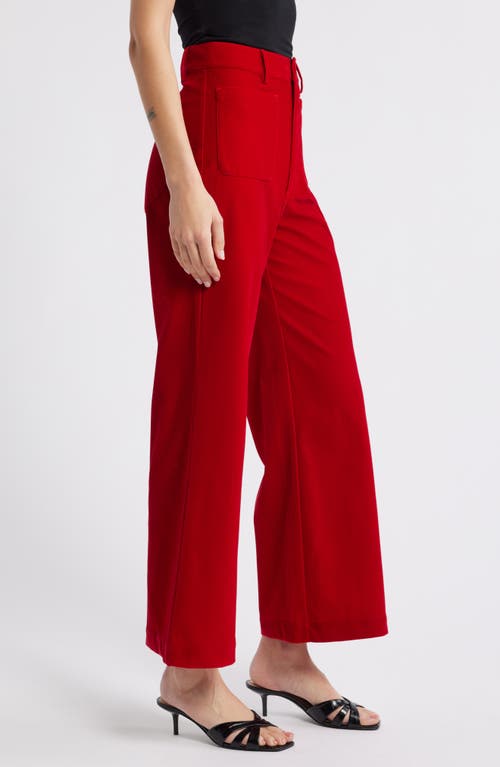 Rolla's Sailor Flare Leg Velvet Pants