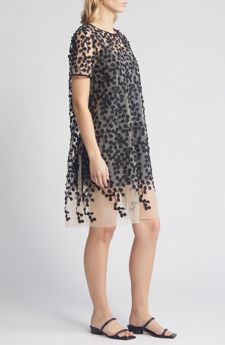 Masai Copenhagen Najaf Vine Embroidery Shift Dress, Alternate, color,