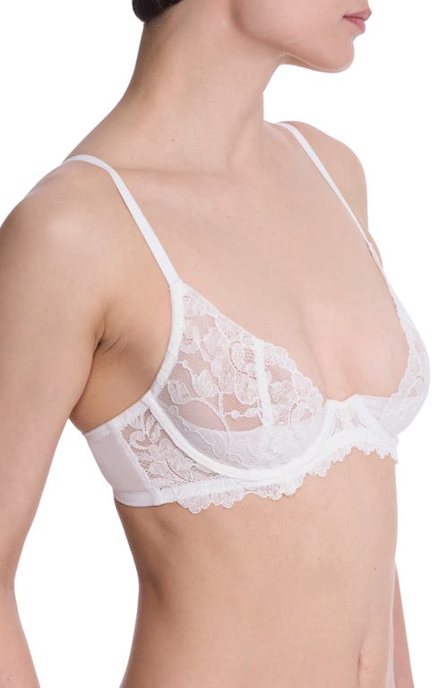 Natori Peony Unlined Lace Underwire Bra In Light Ivory