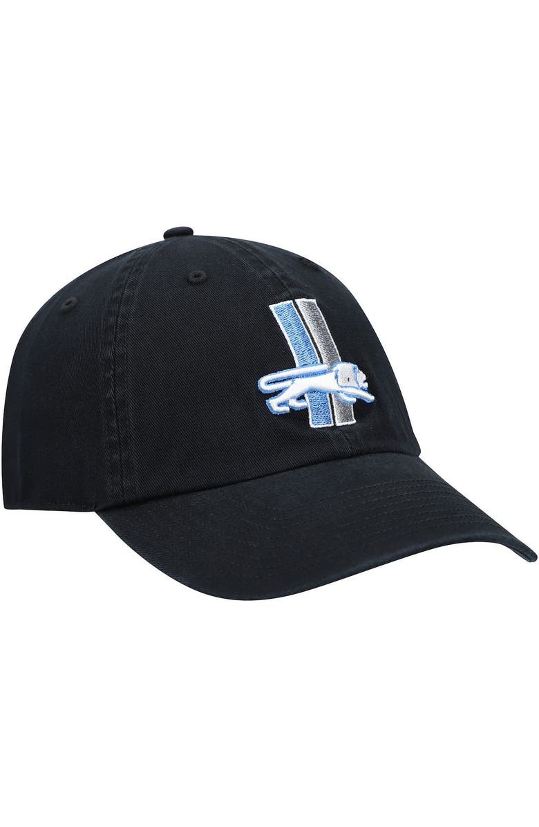 '47 Men's '47 Black Detroit Lions Clean Up Legacy Adjustable Hat, Alternate, color, Black