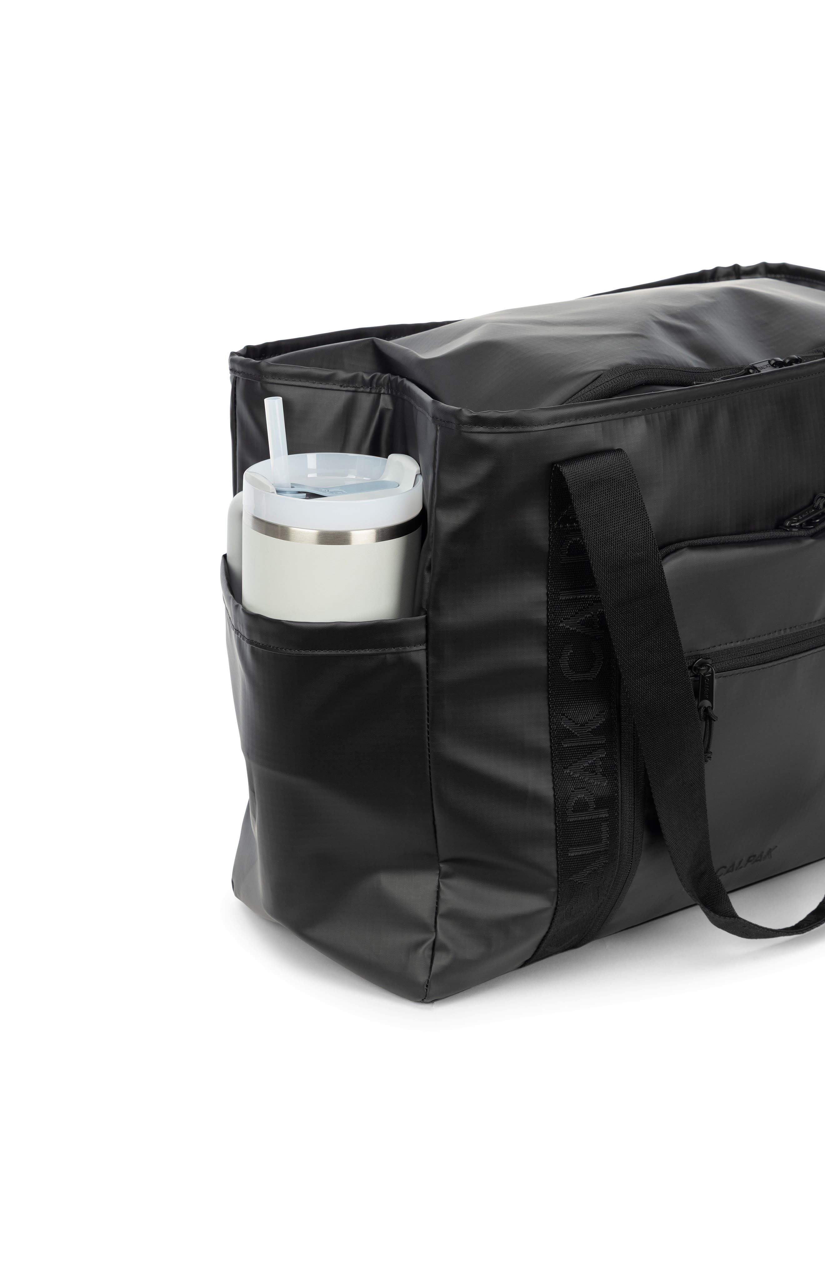 Terra 35L Water Resistant Zip Tote, Alternate, color, MATTE OBSIDIAN