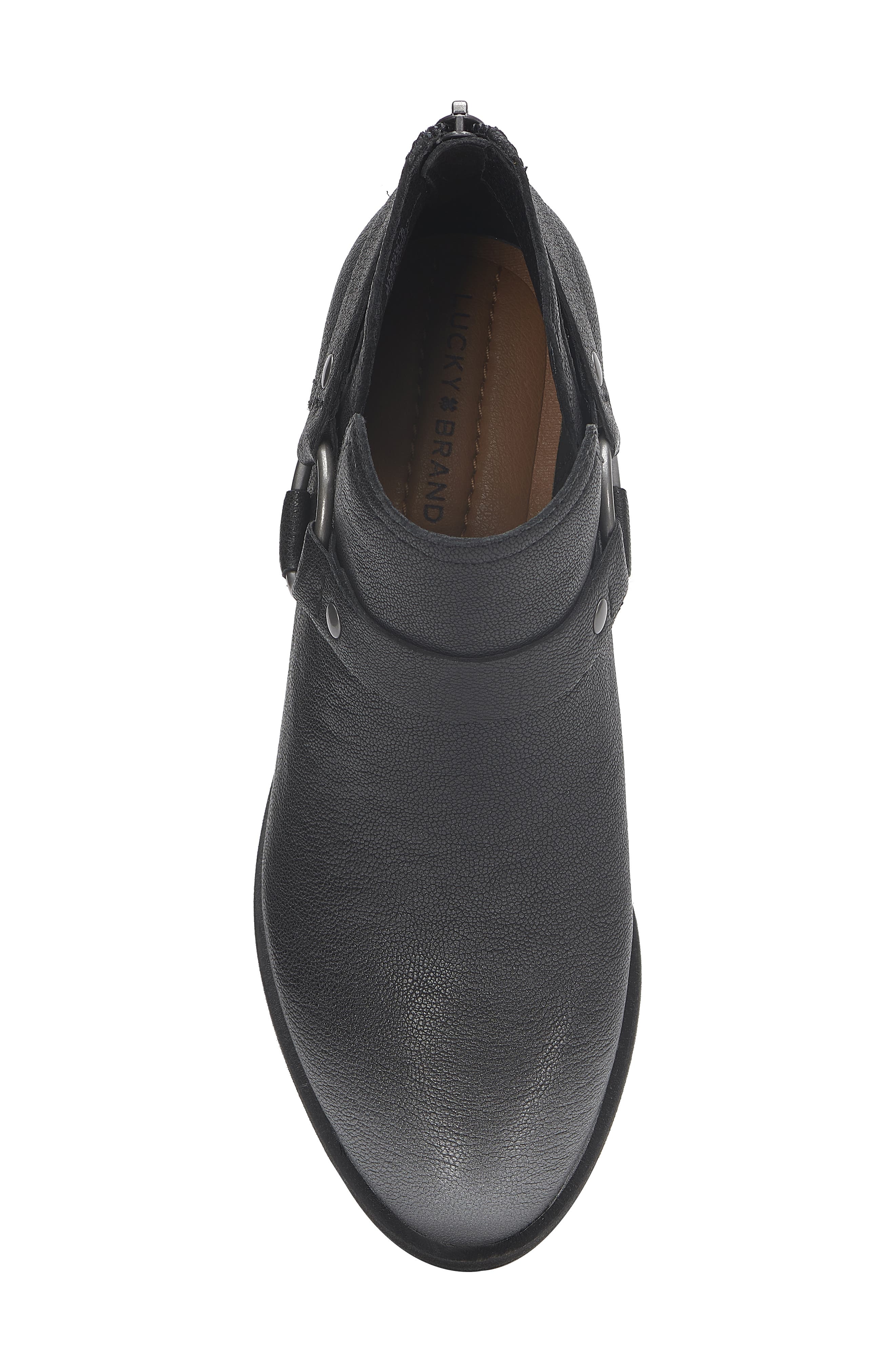 Lucky Brand Boltin Bootie, Alternate, color, Black Billy Leather