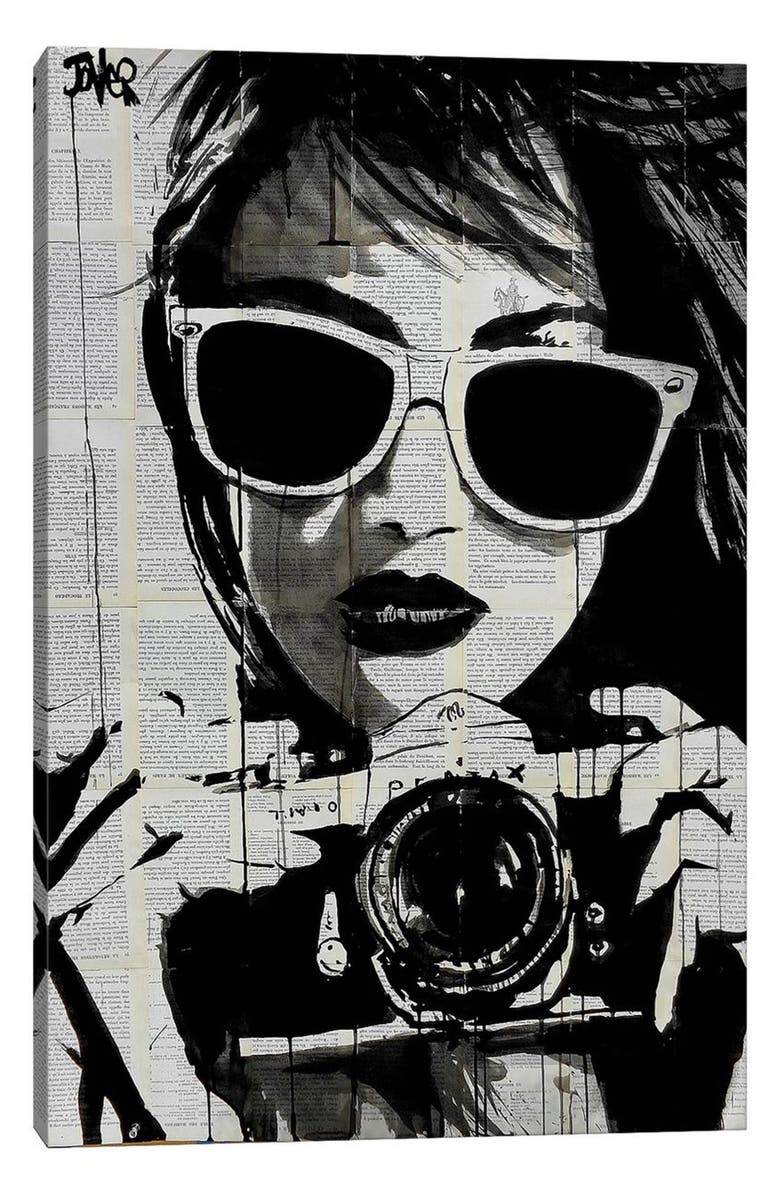 iCanvas Shoot Canvas Art by Loui Jover, 26"x18", Main, color, Black