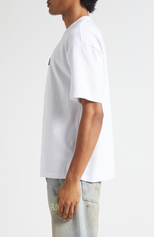 Amiri Mens White Regular-fit Skater Cotton-jersey T-shirt In White