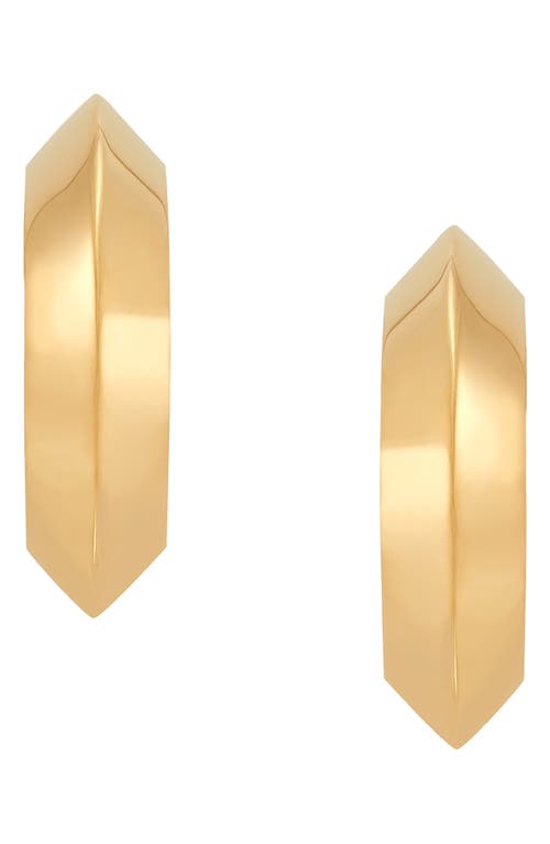 Frankie & Zoe 14k Gold Chunky Hoop Earrings In Yellow Gold