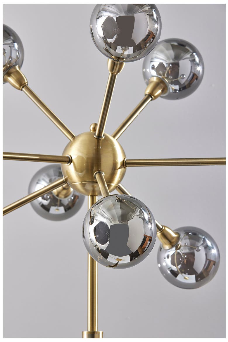 Starling LED Floor Lamp, Alternate, color, ANTIQUE BRASS