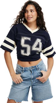 Cotton On V Neck Oversized Graphic Tee