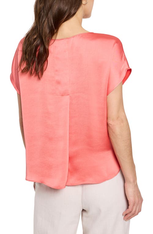 Nic + Zoe Nic+zoe Day Gloss Shirt In Guava