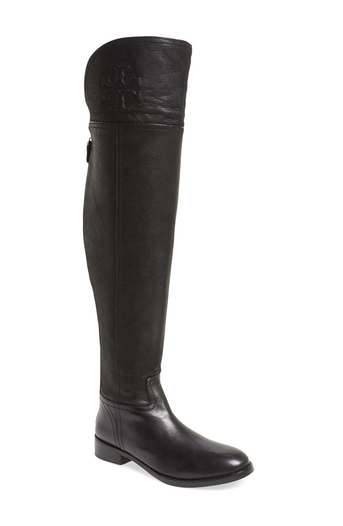 Tory Burch 'Simone' Over the Knee Boot, Main, color, 