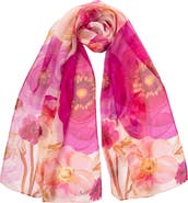 Elizabetta Campo de' Fiori - Long Sheer Silk Scarf for Women