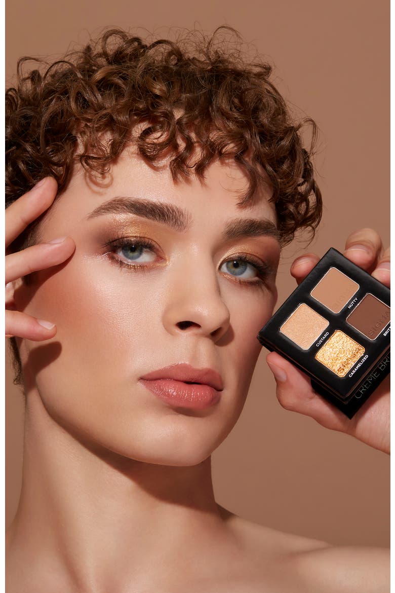 Eyeshadow Quad, Alternate, color, Crème Brûlée - golden neutrals