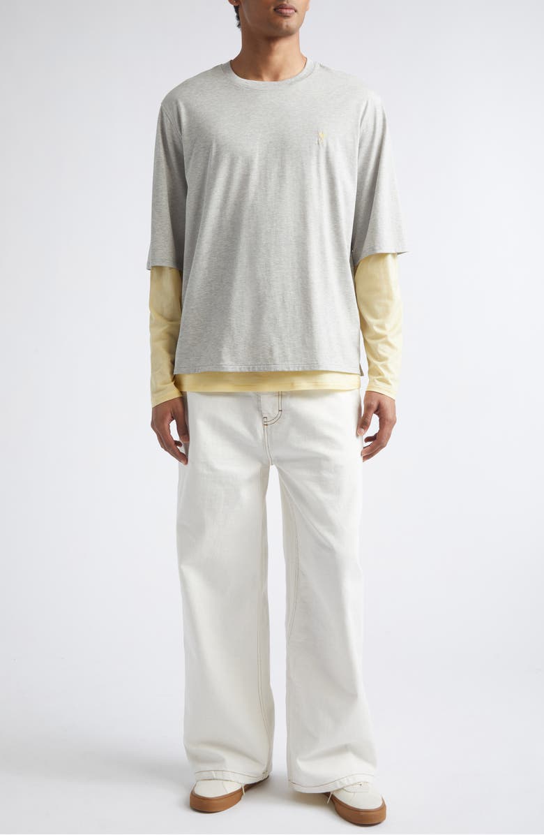 AMI PARIS Wide Fit Jeans, Alternate, color,