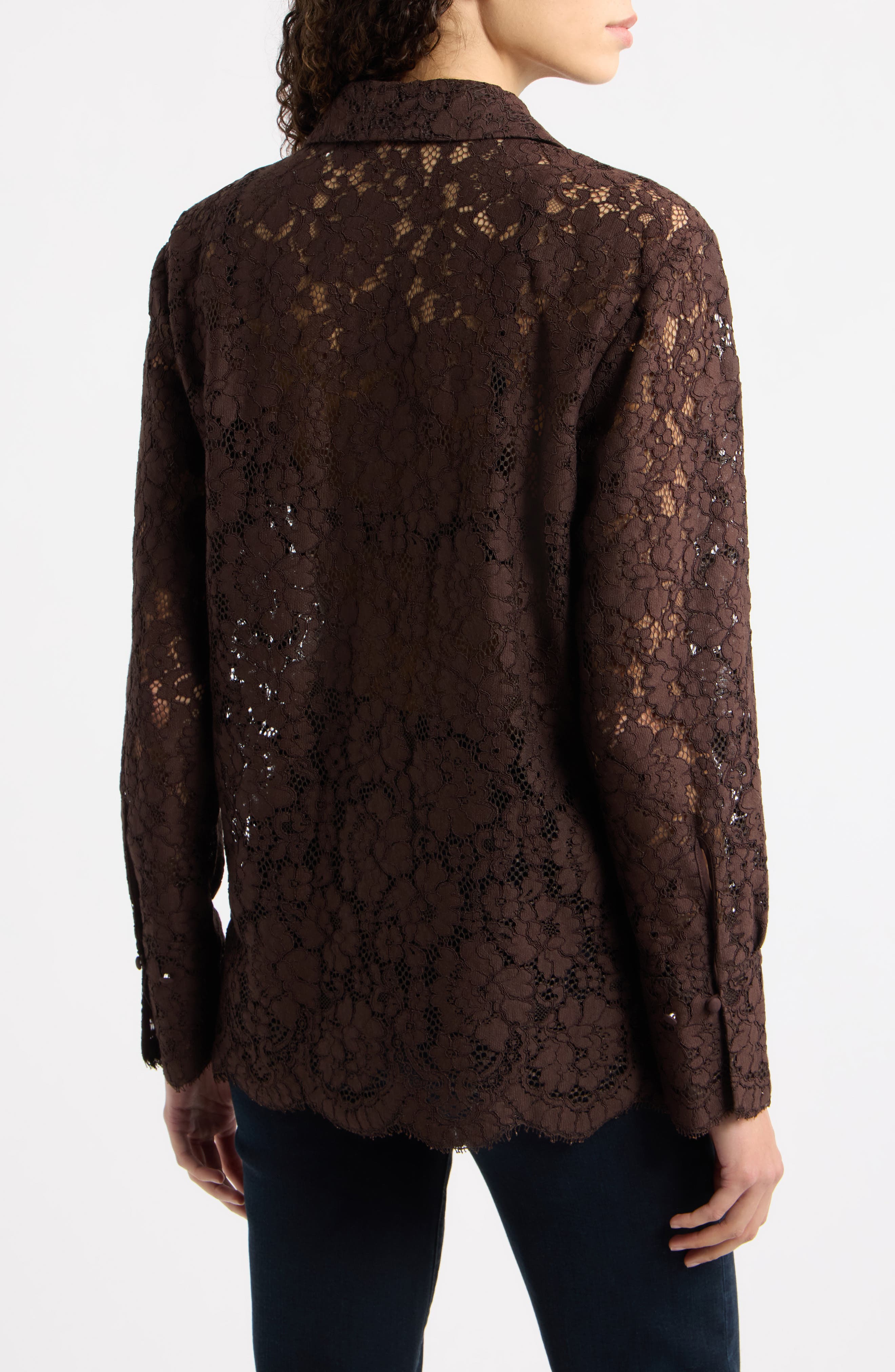 FRAME The Lace Standard Button-Up Shirt (Women) | Nordstrom
