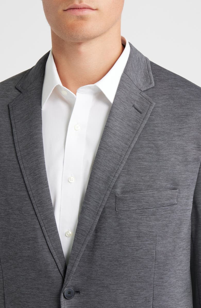 Johnston & Murphy XC4<sup>®</sup> Cool Degree<sup>™</sup> Heathered Grey Sport Coat, Alternate, color, Charcoal