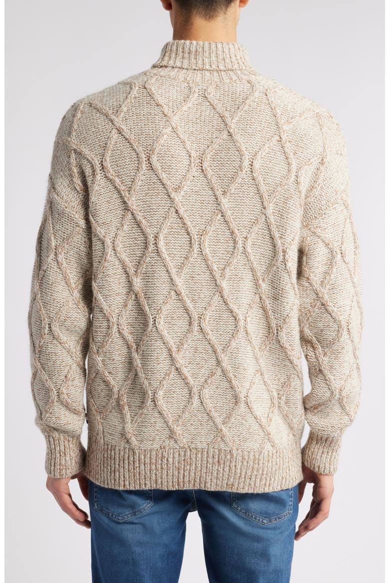 Estupendo Diamond Stitch Sweater, Alternate, color, WHITE