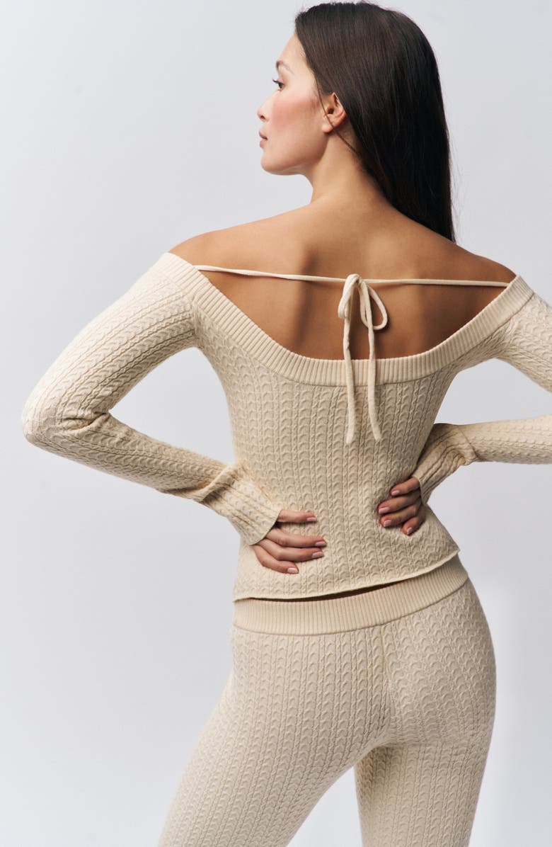 Guizio Mia Top, Alternate, color, Ivory