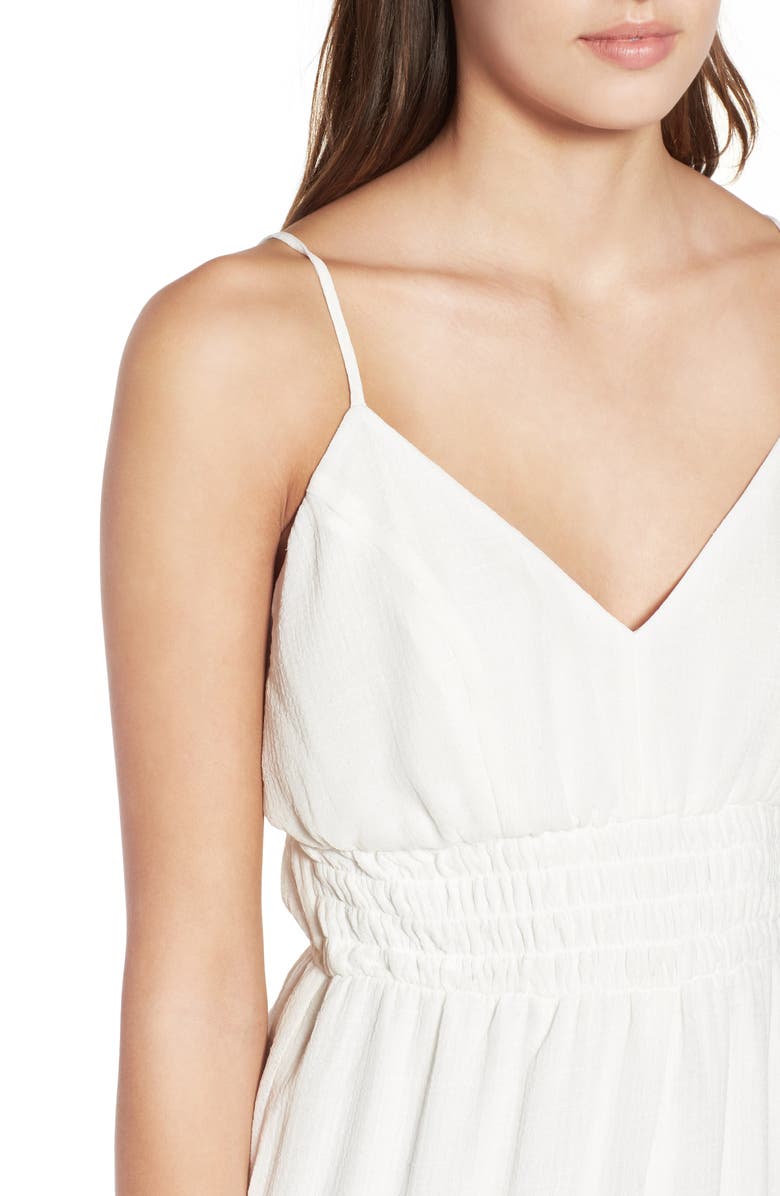 Row A Smocked Waist Romper, Alternate, color, 