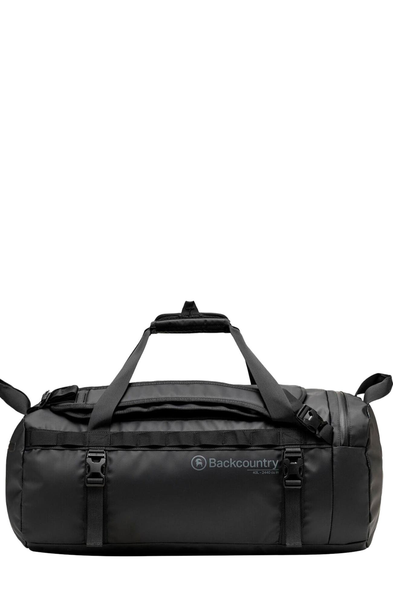 Backcountry All Around 40L Duffel, Main, color, Black